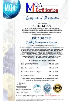 Certificate of Registration – ISO 9001:2015 Quality Management System (QMS)