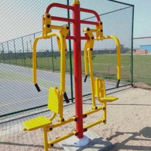 Double Chest Press Machine for Outdoor Gym Use Manufacturers, Suppliers, Exporters in Rajkot