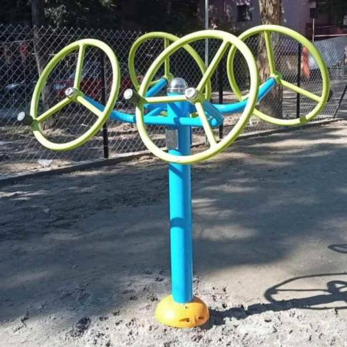 Outdoor Tai Chi Spinner 4 Wheel for Fitness Parks Manufacturers, Suppliers, Exporters in Rajkot